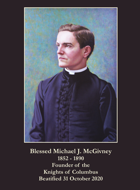 Venerable Michael J. McGivney Prayer Card